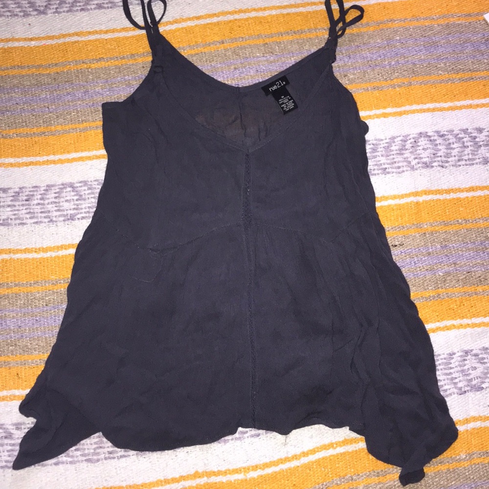 Rue 21 summer tank top, dark purple